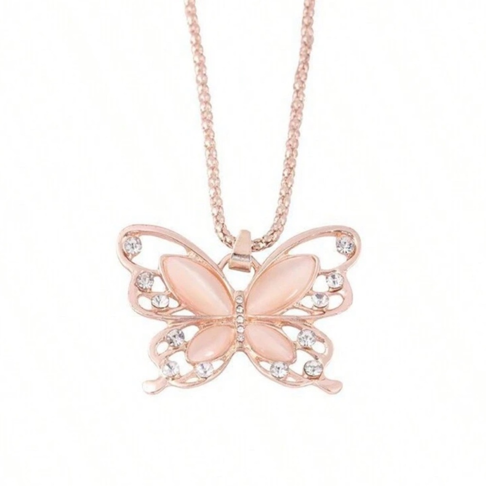 Elegant Butterfly Pendant Necklace